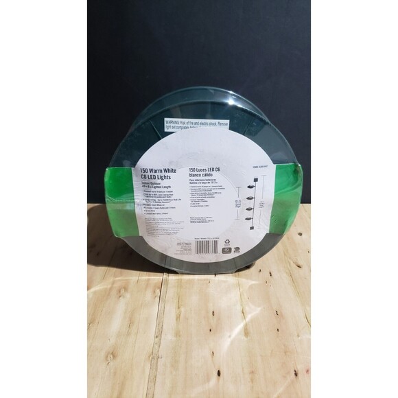 Home Accents Holiday 49.6 ft. 150-Light C6 LED Warm White String Lights NEW! - Picture 3 of 4